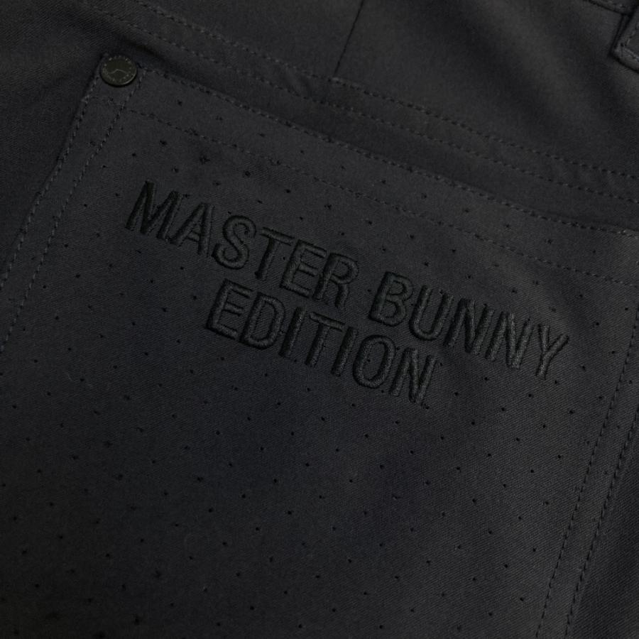 サイズ：3 MASTER BUNNY EDITION マスターバニーエディション 2025年 パンツ  ブラック系 [240101604377] ゴルフウェア メンズ ストスト MASTER BUNNY EDITION マスターバニーエディション 2025年 パンツ