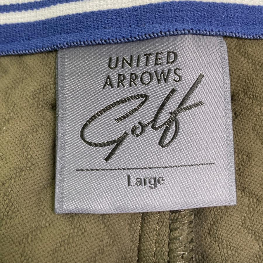 ユナイテッドアローズ　メンズ　ゴルフパンツ　L ダンボールニット UNITED ARROWS GOLF ユナイテッドアローズゴルフ パンツ カーキ系