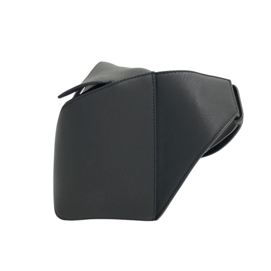 美品】LOEWE ロエベ パズル バムバッグ スモール ブラック系