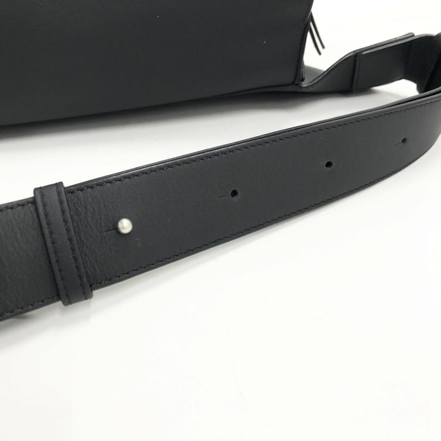 美品】LOEWE ロエベ パズル バムバッグ スモール ブラック系 