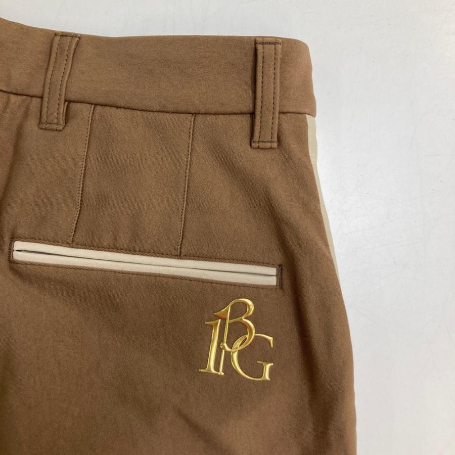 1PIU1UGUALE3 GOLF ロゴ入り ストレッチロングパンツ ブラウン系 3