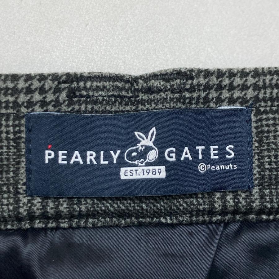 PEARLY GATES パーリーゲイツ ×PEANUTS 裏地付きスカート グレン