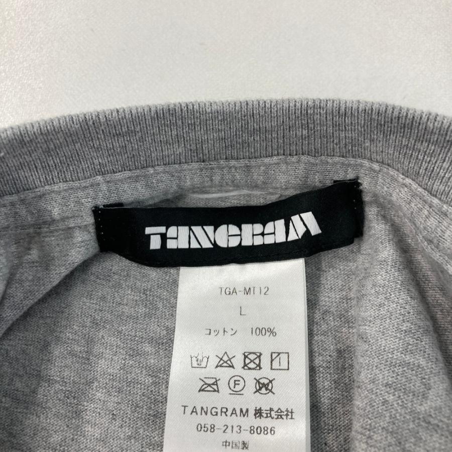 TANGRAM長袖ロングTシャツゴルフ TANGRAM タングラム 長袖Tシャツ グレー系 L ゴルフウェア メンズ