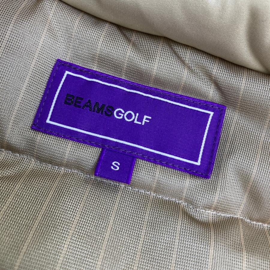 BEAMS GOLF ビームスゴルフ ダウンジャケット ベージュ系 S ゴルフ