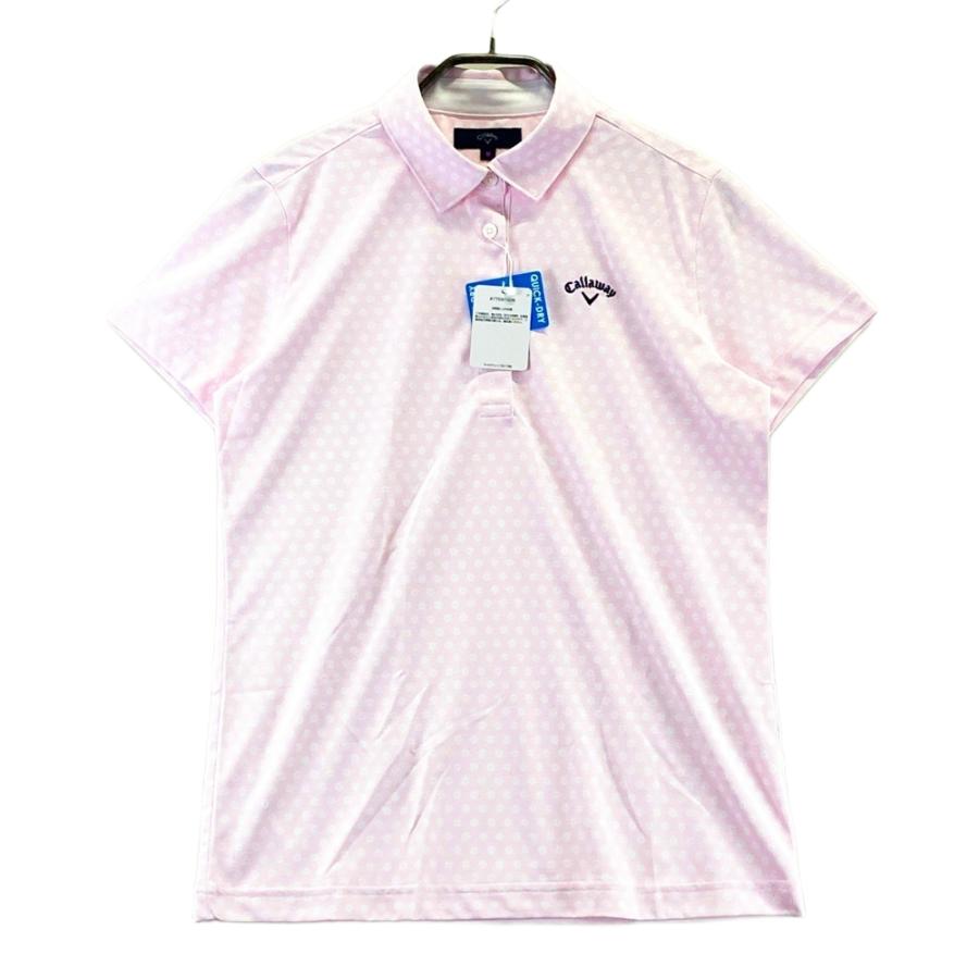 美品】CALLAWAY キャロウェイ 2024年モデル 半袖ポロシャツ 花柄