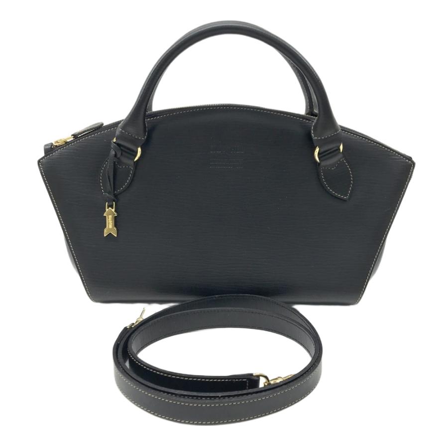 GOLD PFEIL ゴールドファイル 2WAY ハンドバッグ ブラック系