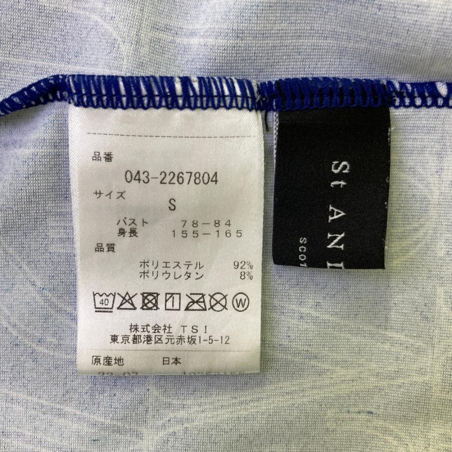 St ANDREWS セントアンドリュース モックネック半袖Tシャツ ロゴ柄