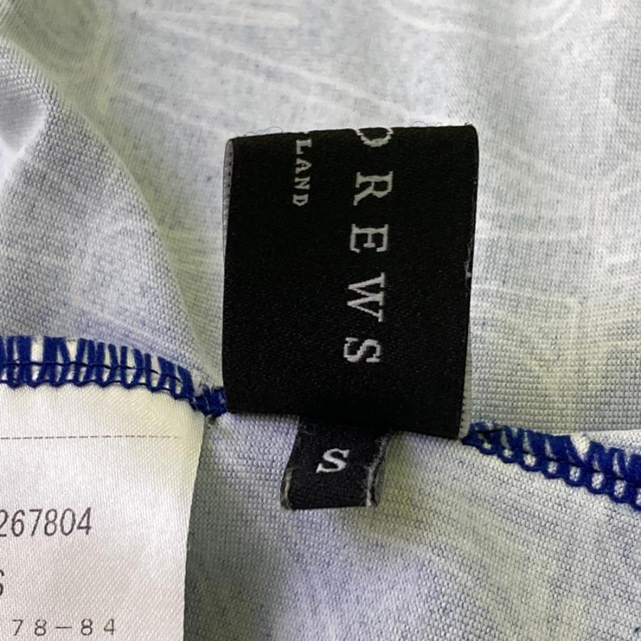 St ANDREWS セントアンドリュース モックネック半袖Tシャツ ロゴ柄