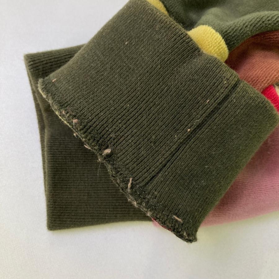 supreme シュプリーム パッチワーク ポロシャツ SUPREME シュプリーム 20AW Patchwork Velour 長袖ポロシャツ パッチ