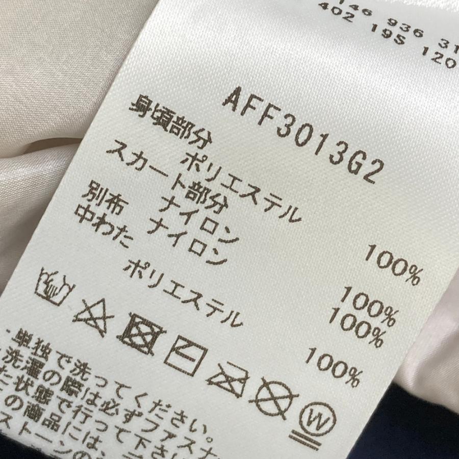 AND PER SE アンパスィ  中綿 ノースリーブワンピース ベスト  ネイビー系 M ゴルフウェア レディース_3