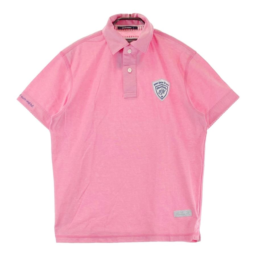 Callaway ゴルフ　メンズ　ピンクポロシャツ Lサイズ新品未使用汚れ有り Callaway ゴルフ メンズ ピンクポロシャツ Lサイズ新品未使用汚れ有り