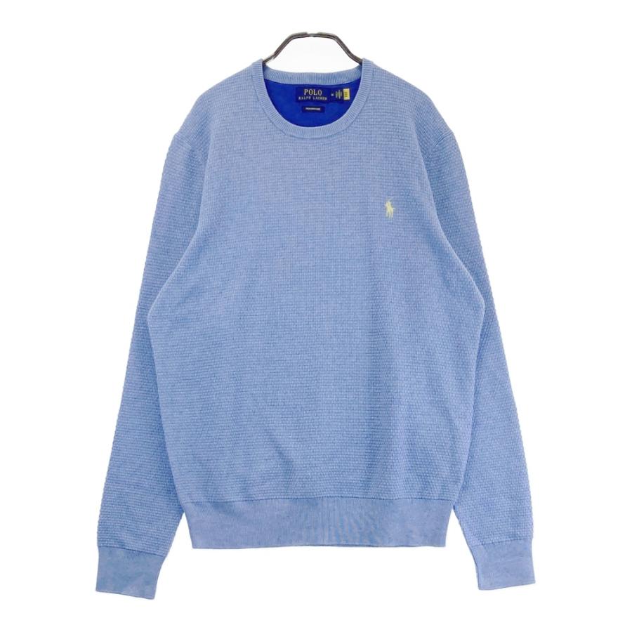 POLO RALPH LAUREN ポロ ラルフローレン ニット セーター ブルー系 M