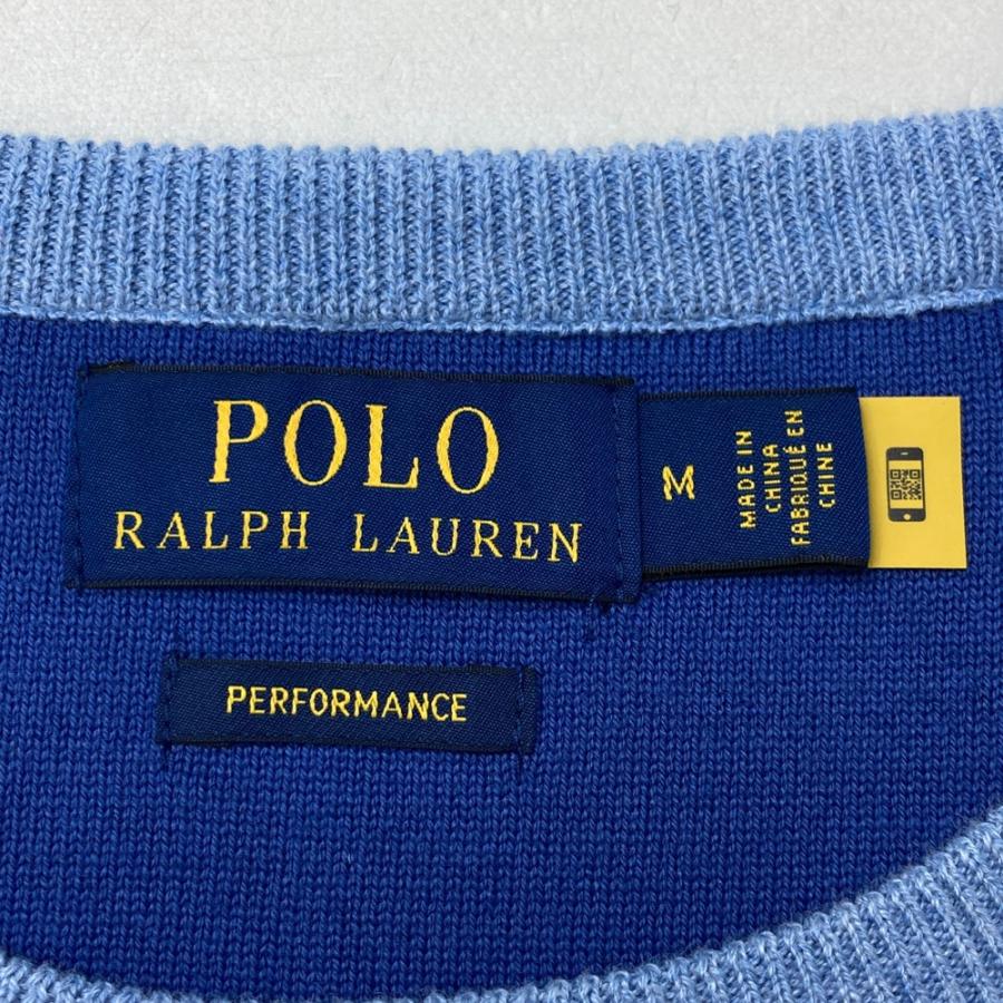 POLO RALPH LAUREN ポロ ラルフローレン ニット セーター ブルー系 M