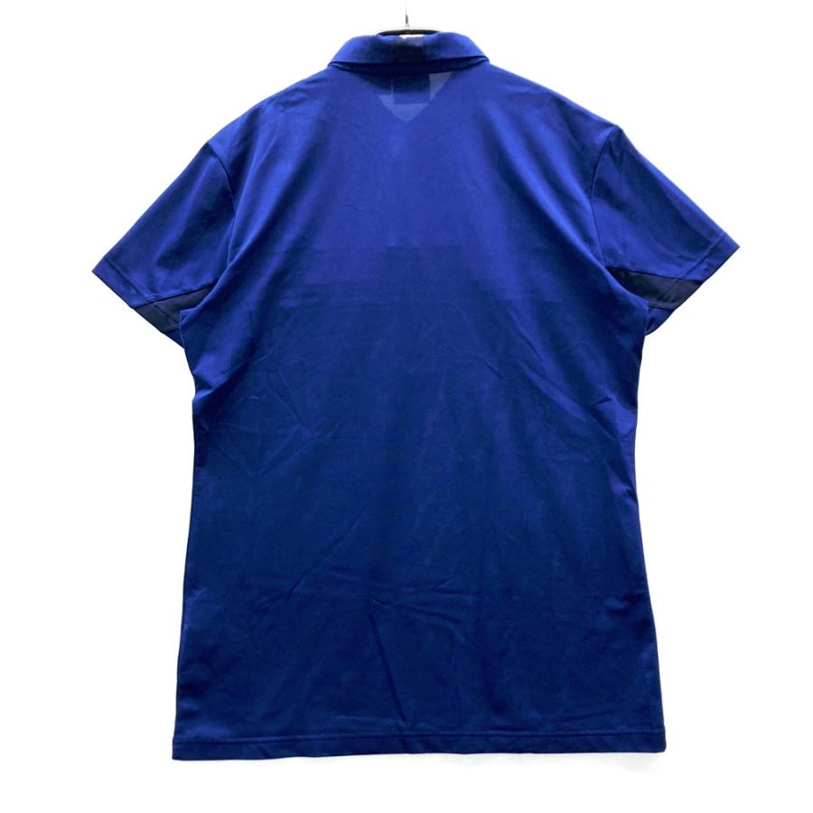 DESCENTE GOLF デサントゴルフ 半袖ポロシャツ ネイビー系 O ゴルフ