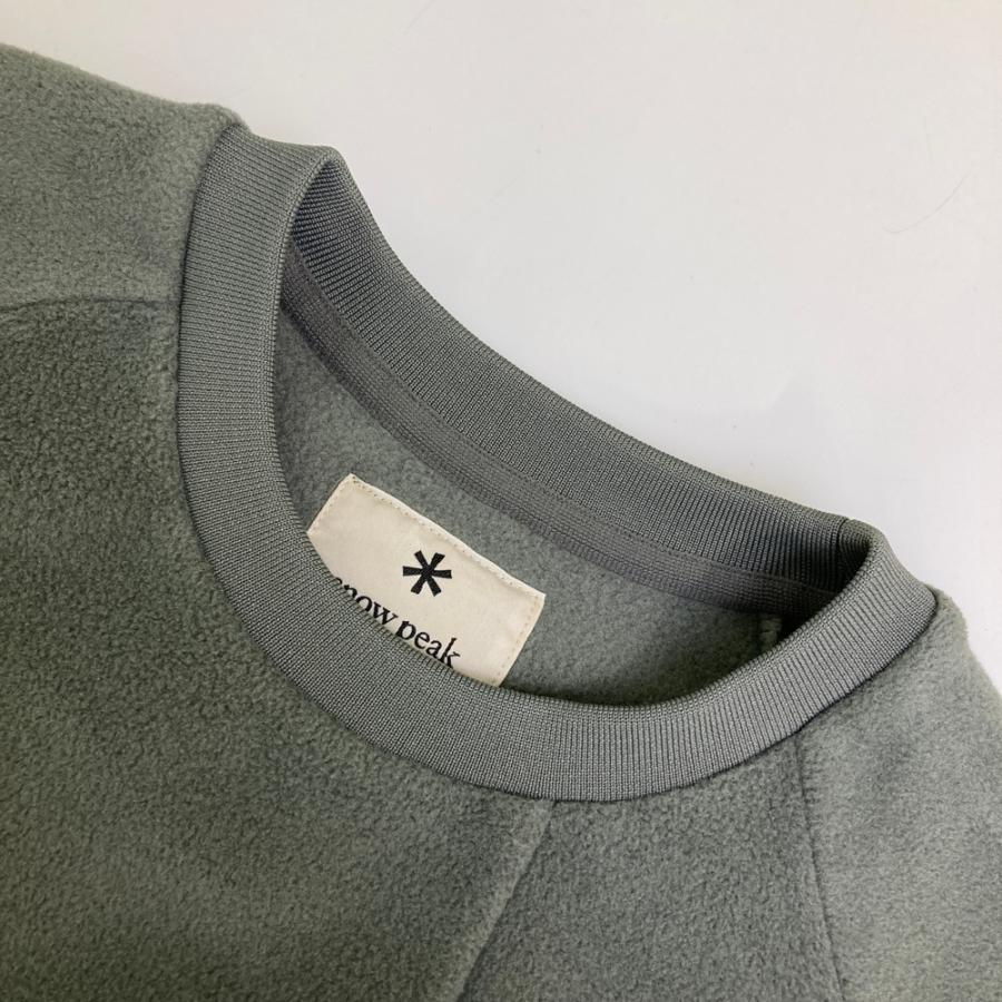 美品】snow peak ×WIND AND SEA フリース プルオーバー グレー系 S