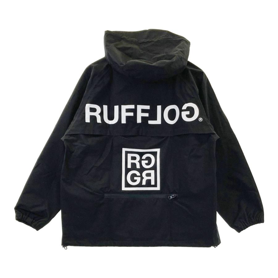 RUFFLOG ラフロッグセットアップ　サイズM RUFFLOG ラフロッグ レインウェア セットアップ ブラック系 S ゴルフ