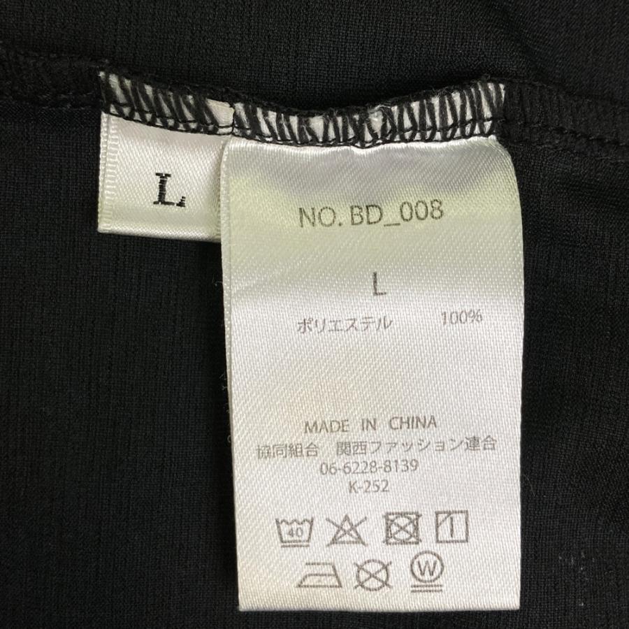 RUFFLOG ラフロッグ 半袖モックネックTシャツ ブラック系 L ゴルフ
