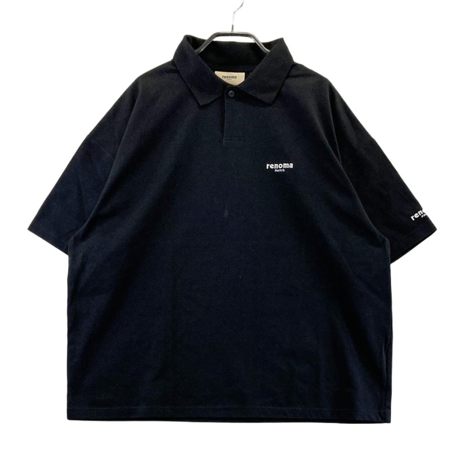 RENOMA GOLF レノマゴルフ 半袖ポロシャツ ブラック系 M ゴルフウェア