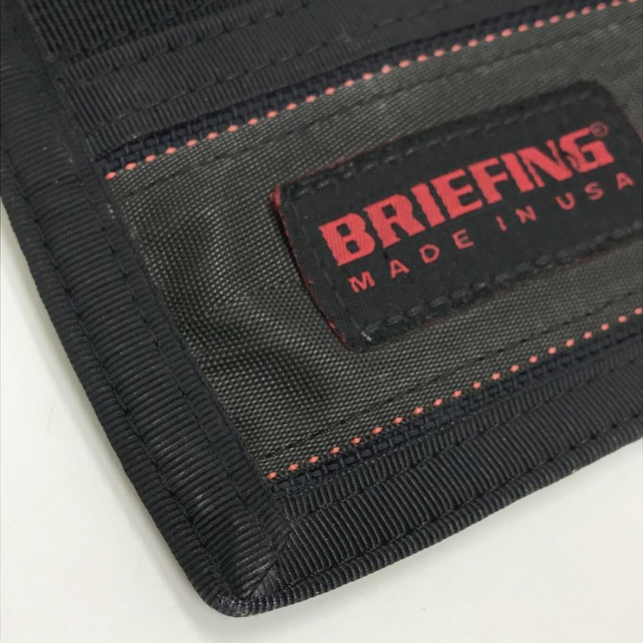 【美品】BRIEFING MADE IN USA トラベル パスケース 黒 BRIEFING（ブリーフィング） ID パスケース USA製 ブラック系 メンズ