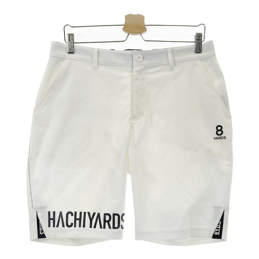 8YARDS ハチヤーズ ハーフパンツ ホワイト系 XL ゴルフウェア メンズ