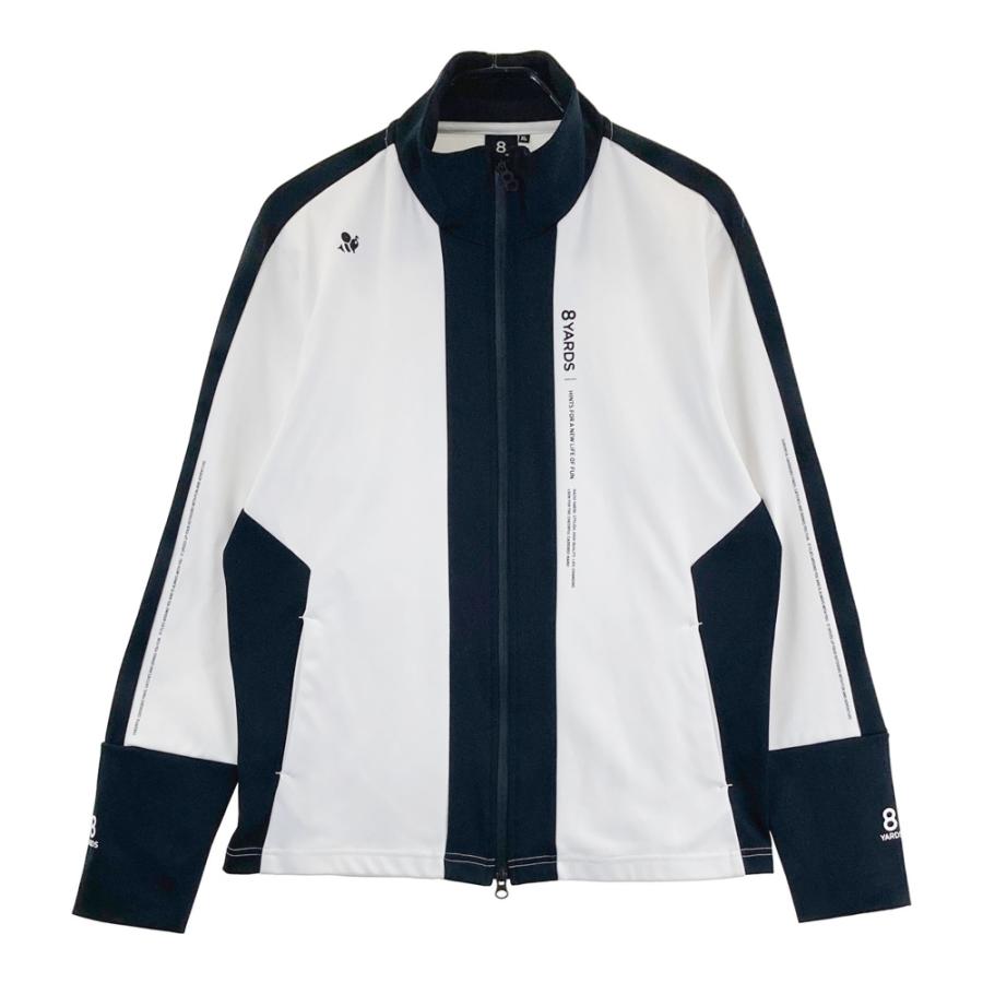 8YARDS ハチヤーズ 裏起毛 ジップジャケット ホワイト系 XL ゴルフ
