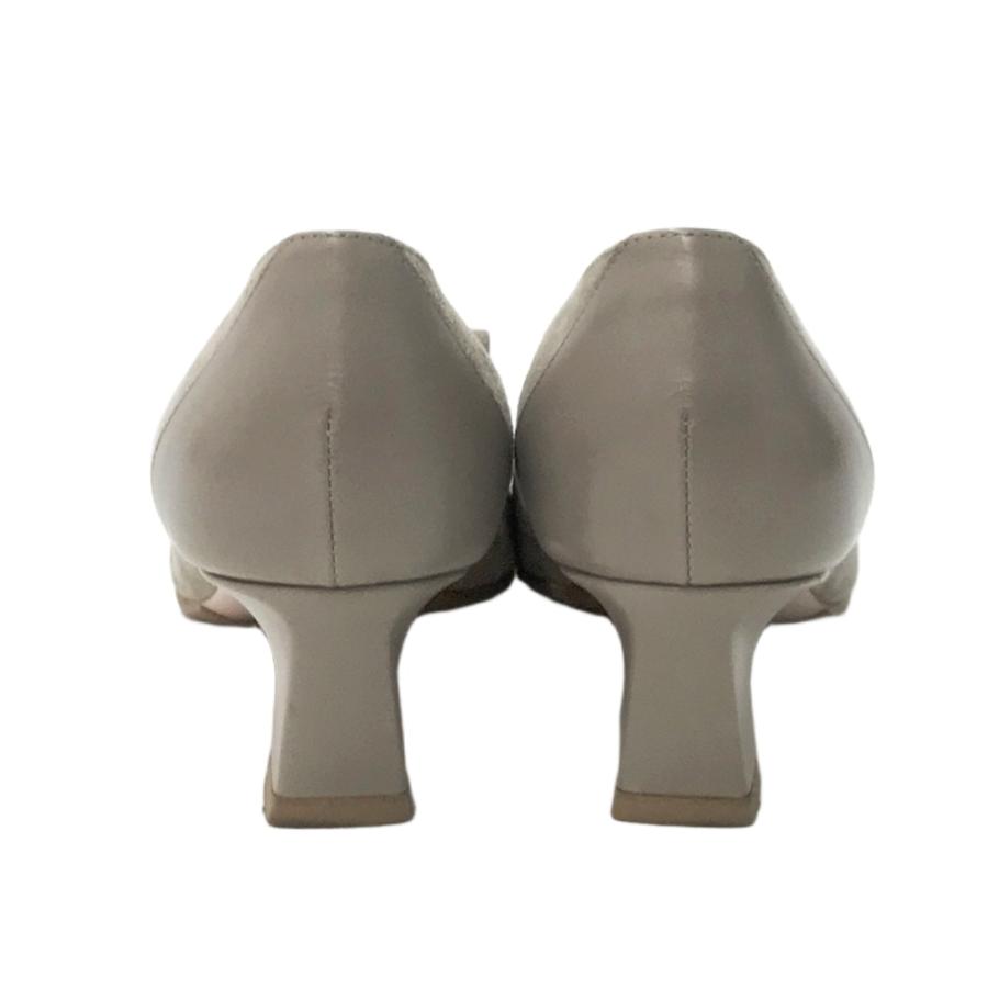 ロジェヴィヴィエ パンプス スエード スクエアバックル グレー 37.5 Roger Vivier（ロジェヴィヴィエ） ロジェ ヴィヴィエ スエード