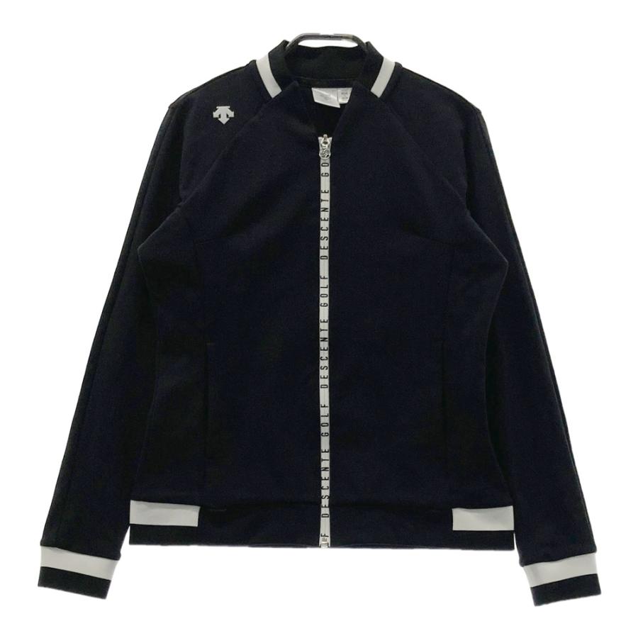 DESCENTE GOLF デサントゴルフ ロゴジップジャケット ブラック系 M