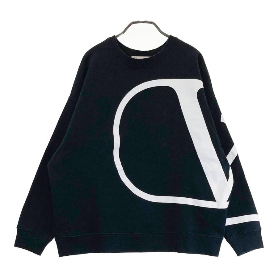 VALENTINO ヴァレンティノ スウェットトレーナー ビッグロゴ ブラック