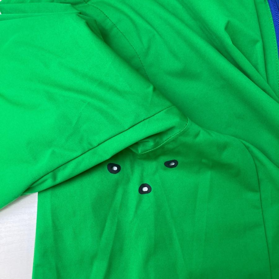 【美品】RLX RALPH LAUREN 半袖ハーフジップジャケット Sグリーン RLX ラルフローレン ハーフジップジャケット グリーン系 XS ゴルフ