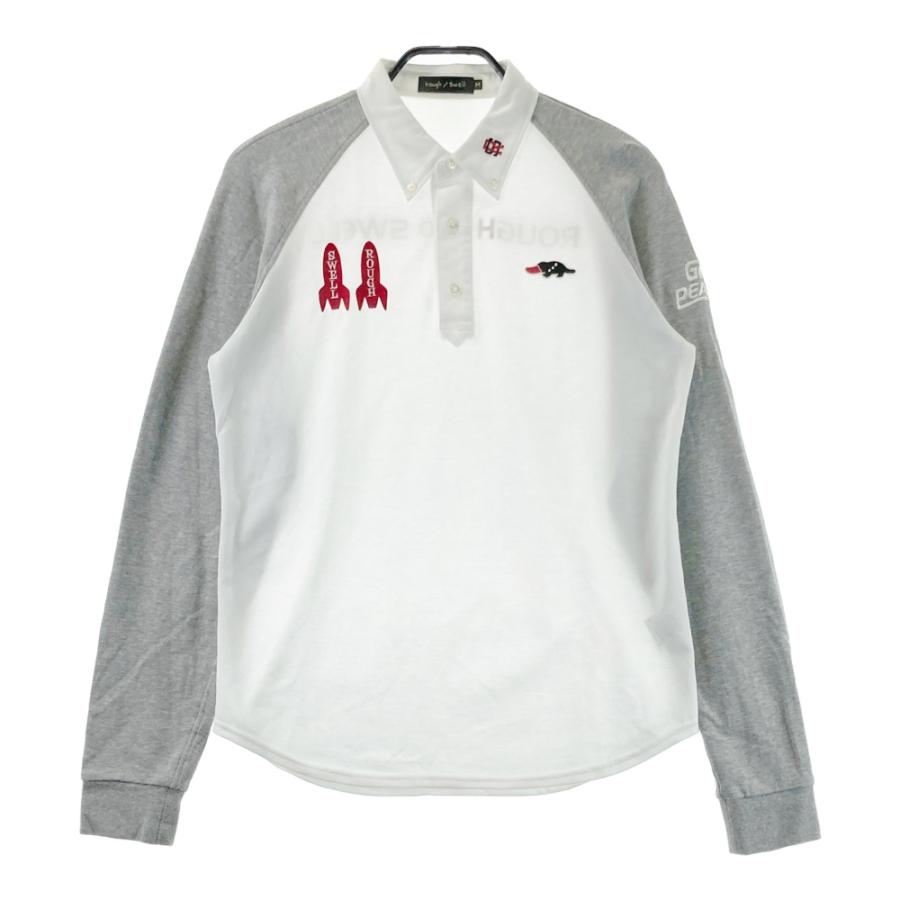 ROUGH&SWELL ラフアンドスウェル 袖切替 長袖ポロシャツ カモノハシ