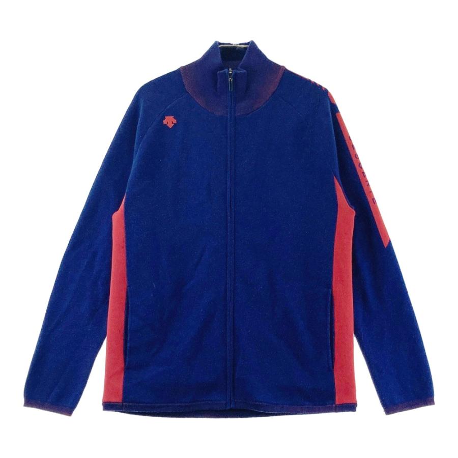 DESCENTE GOLF デサントゴルフ ニットジャケット ブルー系 M ゴルフ