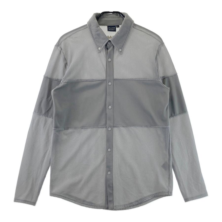 MUTA MARINE ムータマリン 長袖シャツ 切替 ボタンダウン グレー系 6