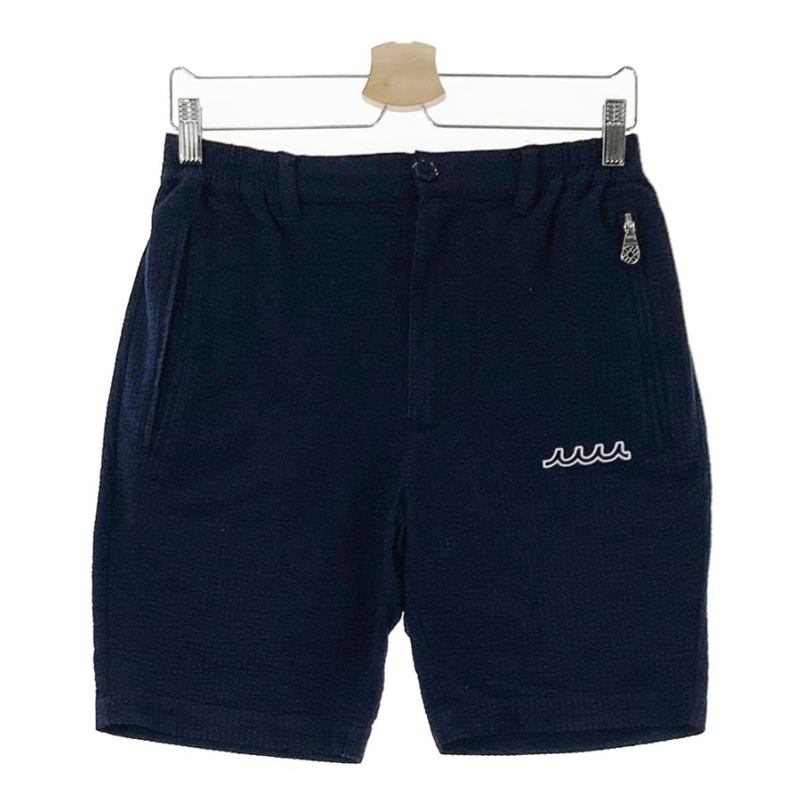 muta MARINE シアサッカー ショートパンツ ネイビー L MUTA MARINE ムータマリン ハーフパンツ シアサッカー ネイビー系 M