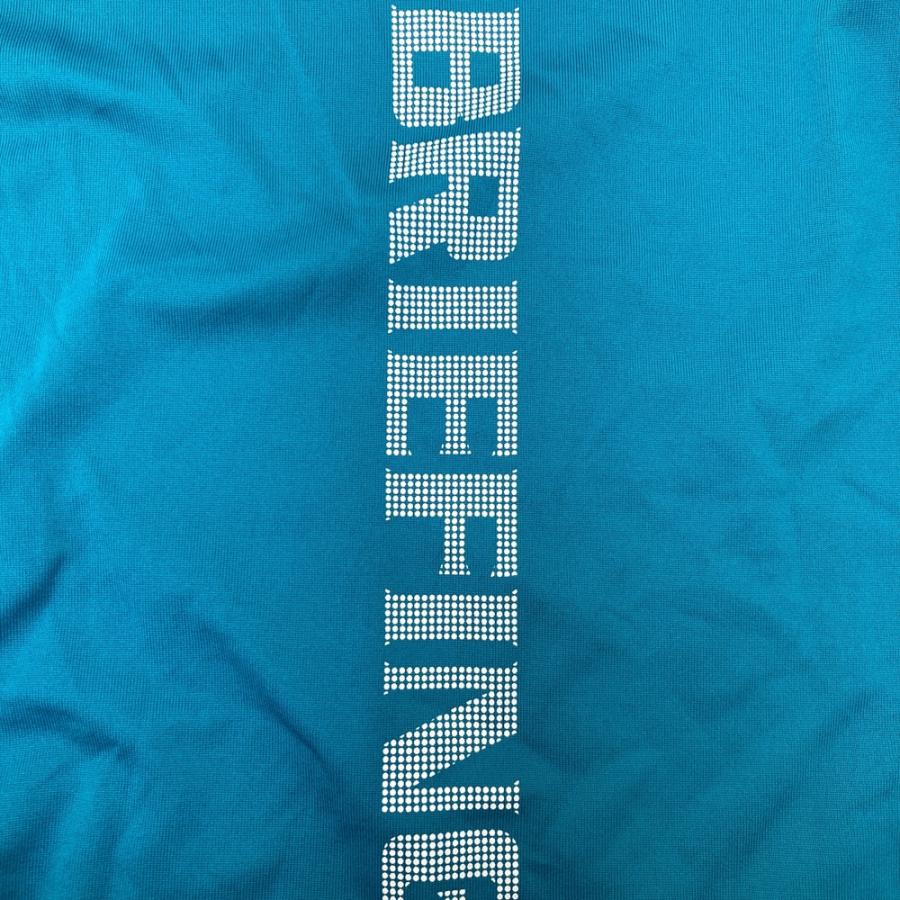 BRIEFING GOLF ブリーフィング 長袖モックネックTシャツ ブルー系 M
