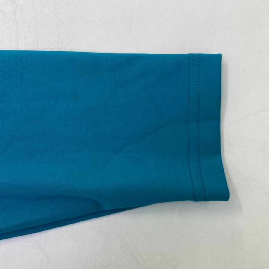 BRIEFING GOLF ブリーフィング 長袖モックネックTシャツ ブルー系 M