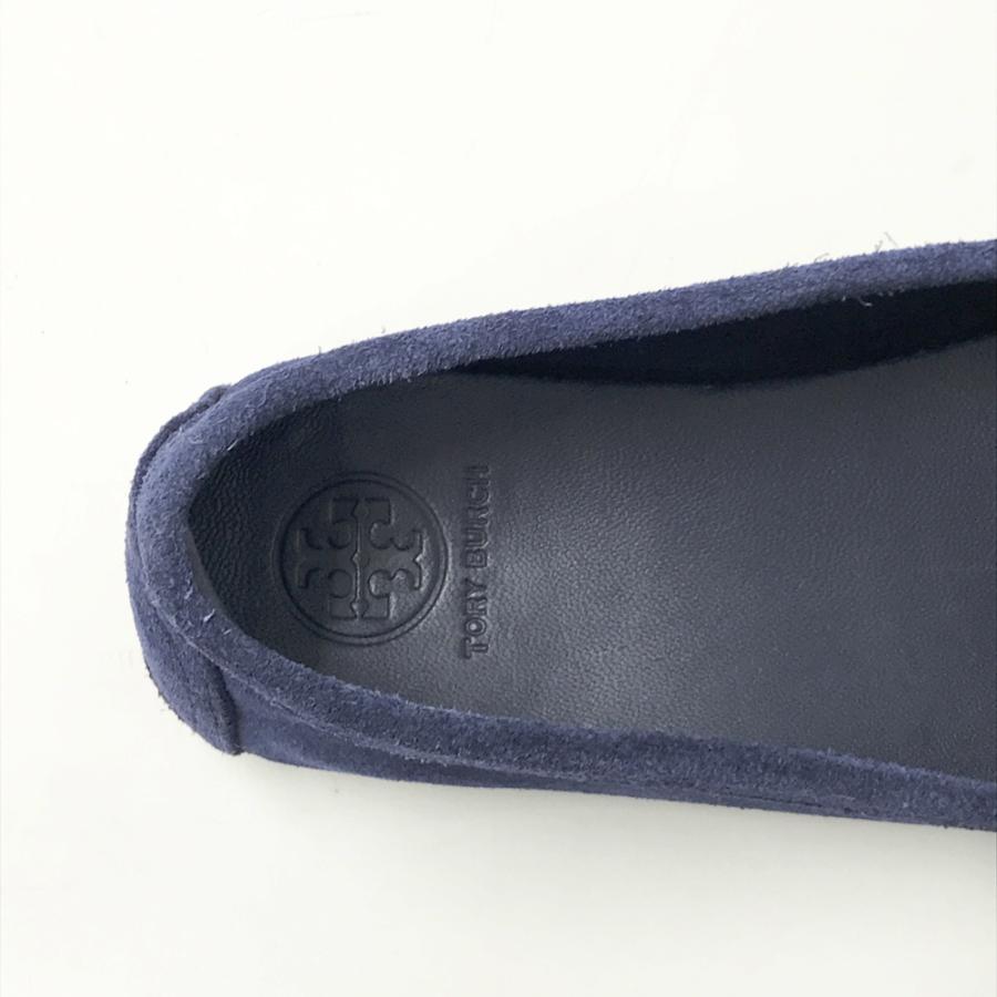 TORY BURCH（トリーバーチ） スエード ローファー ネイビー系 5.5M