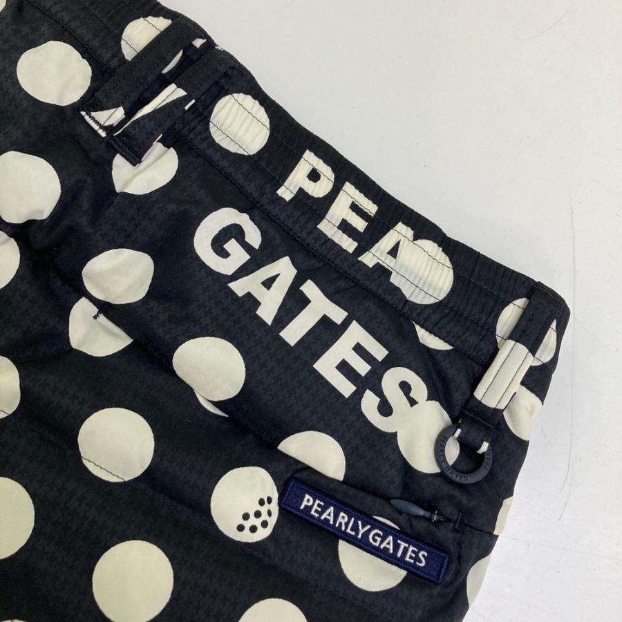 PEARLY GATES パーリーゲイツ  中綿パンツ 千鳥 ドット柄 ブラック系 1 ゴルフウェア レディースの画像