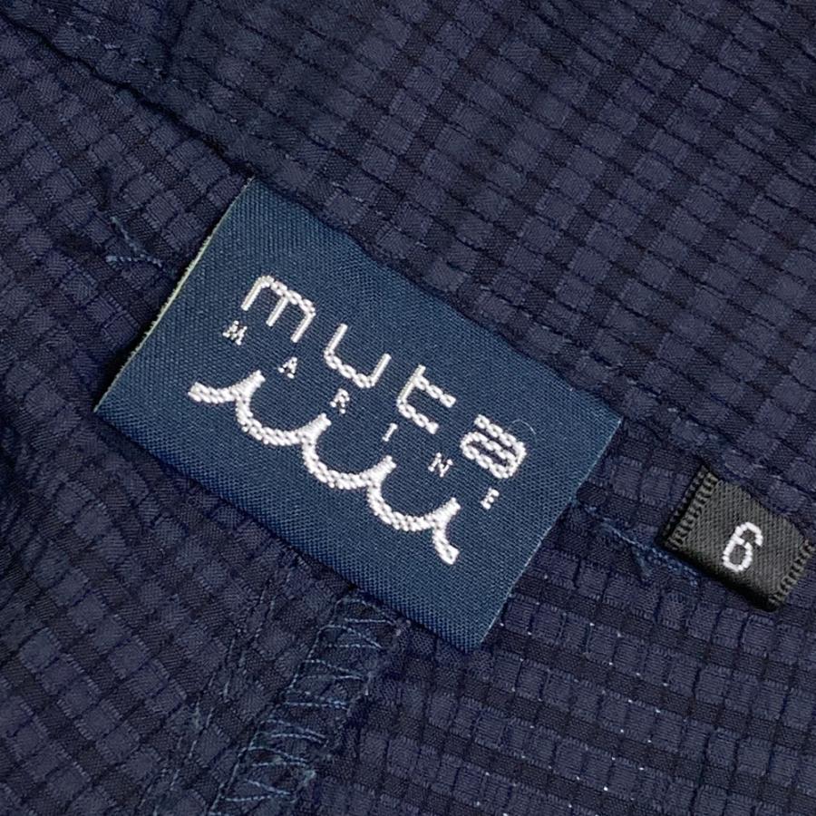 【新品未使用】muta MARINE GOLF メッシュパンツ 水色 ゴルフ MUTA MARINE ムータマリン メッシュパンツ ネイビー系 6 ゴルフウェア