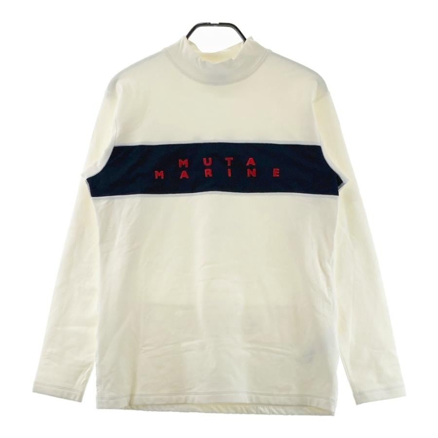 MUTA MARINE ムータマリン 裏起毛ハイネック 長袖Tシャツ ホワイト系 6