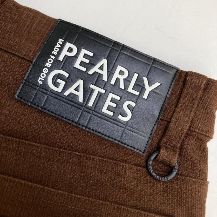 PEARLY GATES パーリーゲイツ ストレッチパンツ ブラウン系 4 ゴルフ
