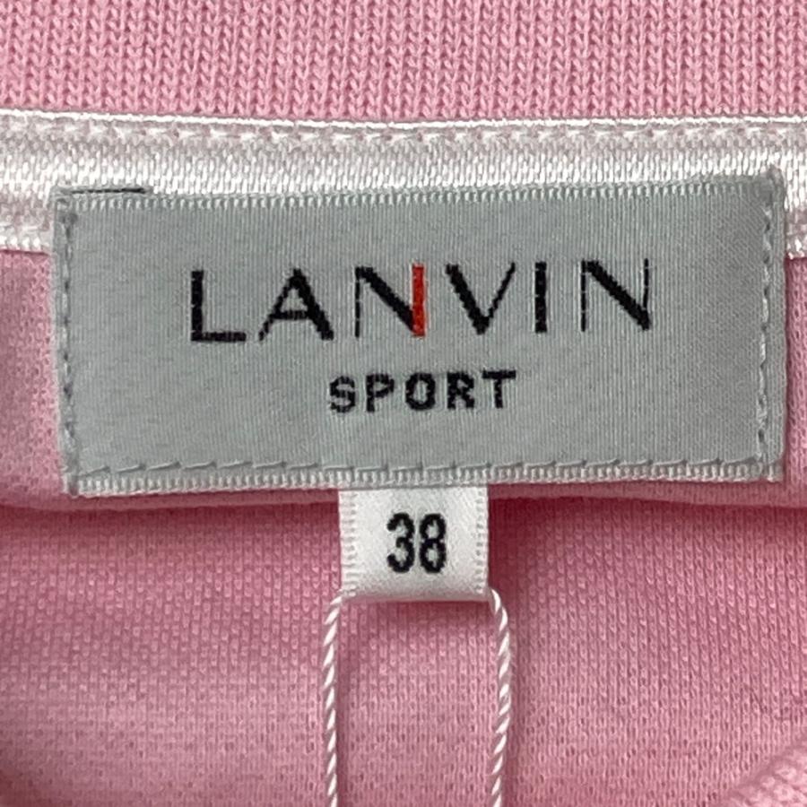 新品】LANVIN SPORT ランバン スポール 長袖ポロシャツ ピンク系 38