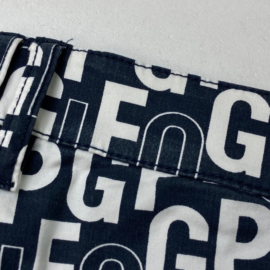 PEARLY GATES パーリーゲイツ パンツ 総柄 ネイビー系 6 ゴルフウェア