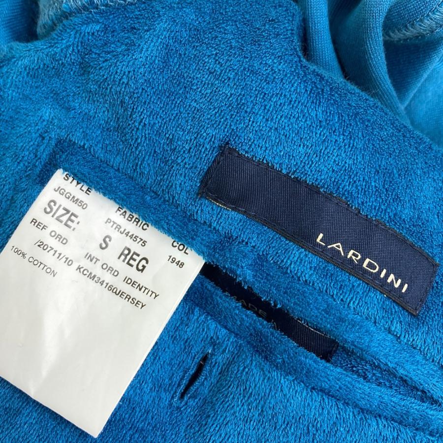 LARDINI ラルディーニ JGGM50 テーラードジャケット パイル地 ブルー系 