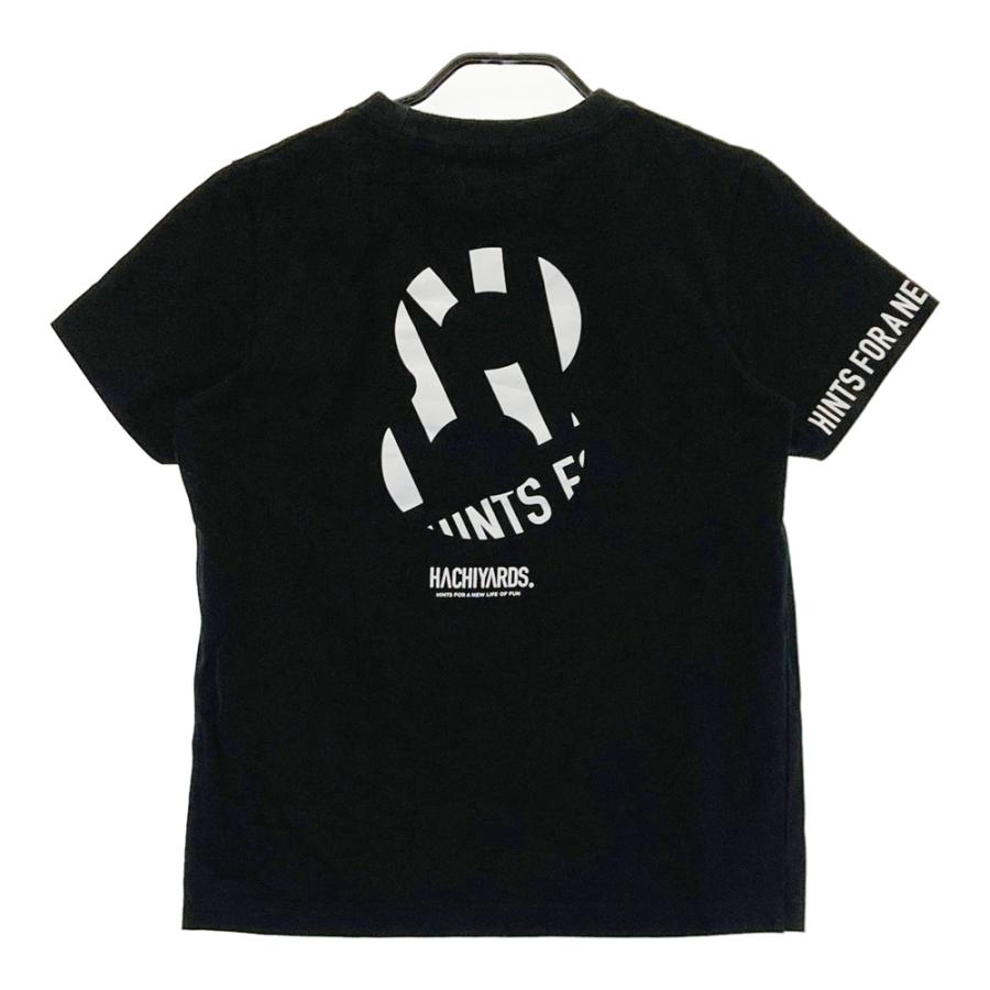 8YARDS ハチヤーズ 半袖Tシャツ ブラック系 L ゴルフウェア レディース