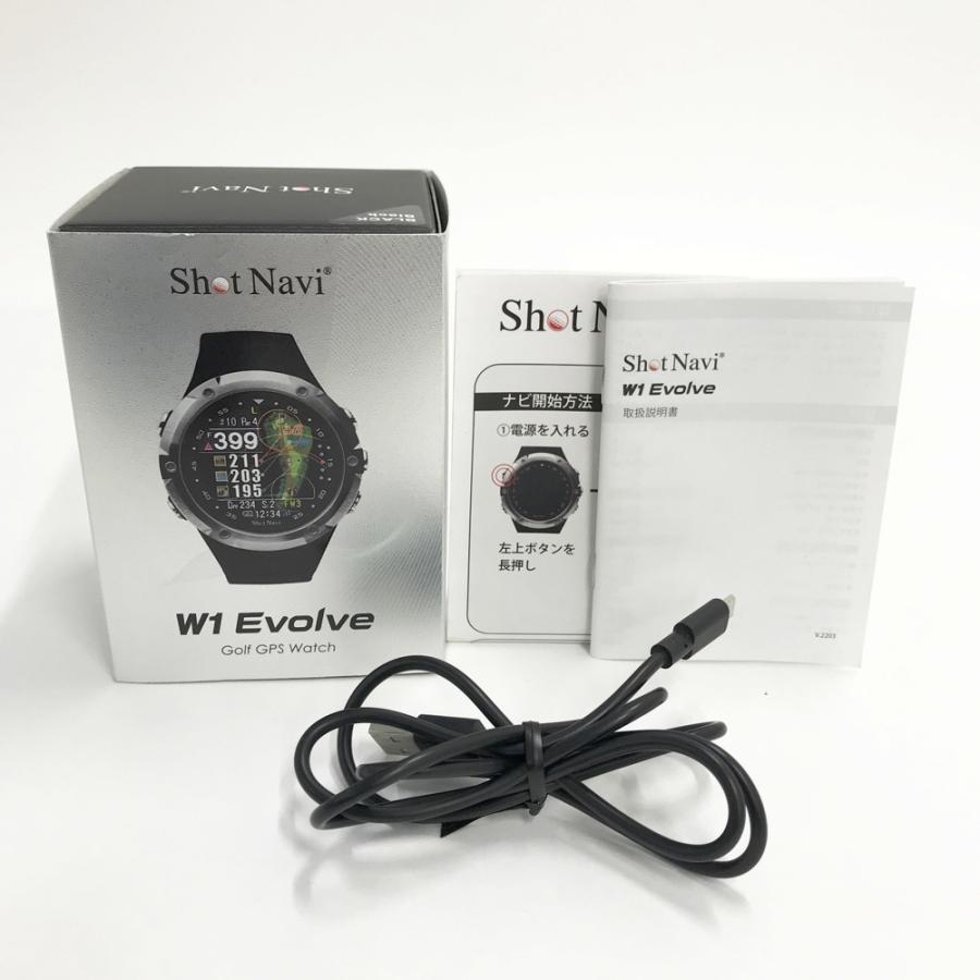 SHOT NAVI ショットナビ W1 Evolve 腕時計型 GPSナビ ブラック系