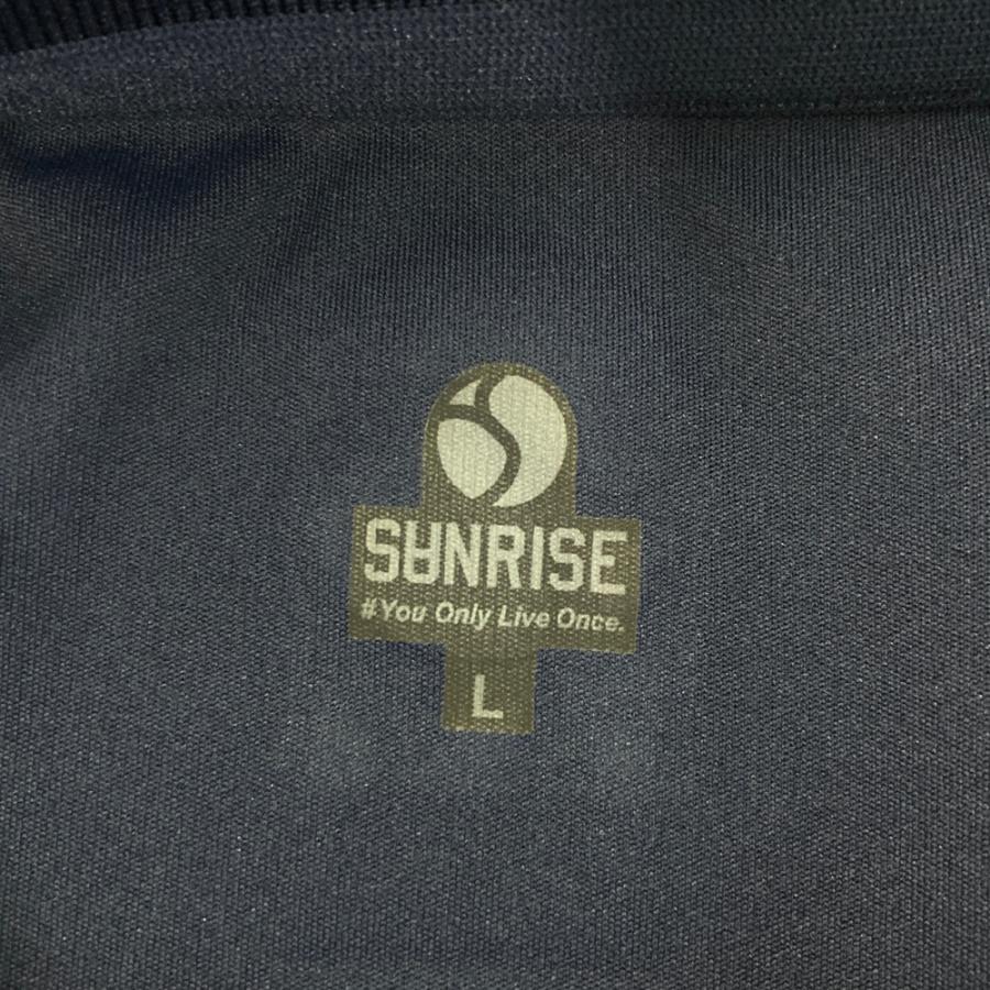 SANRISE サンライズ 半袖ポロシャツ ネイビー系 L ゴルフウェア メンズ
