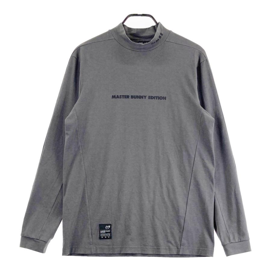 マスターバニー ゴルフ メンズ 長袖 モックネック シャツ Sサイズ 秋冬用 MASTER BUNNY EDITION マスターバニーエディション ハイネック 長袖T