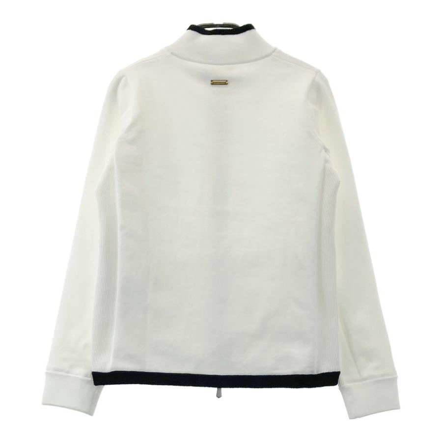 ST ANDREWS セントアンドリュース 裏地付 ニットジャケット ホワイト系