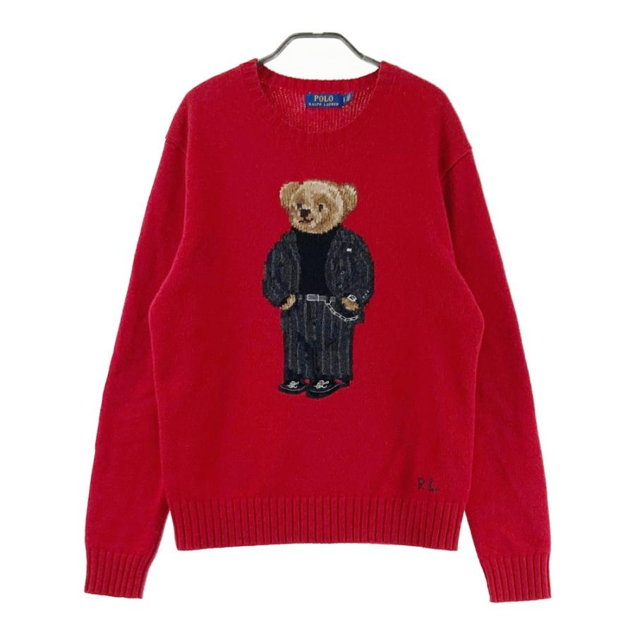 POLO RALPH LAUREN ポロ ラルフローレン ニット セーター ベア レッド