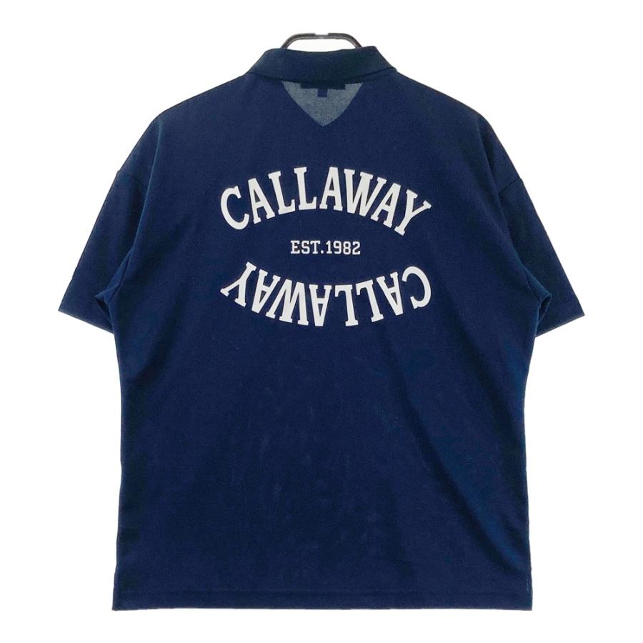 CALLAWAY キャロウェイ 2025年モデル 半袖ポロシャツ ネイビー系 M